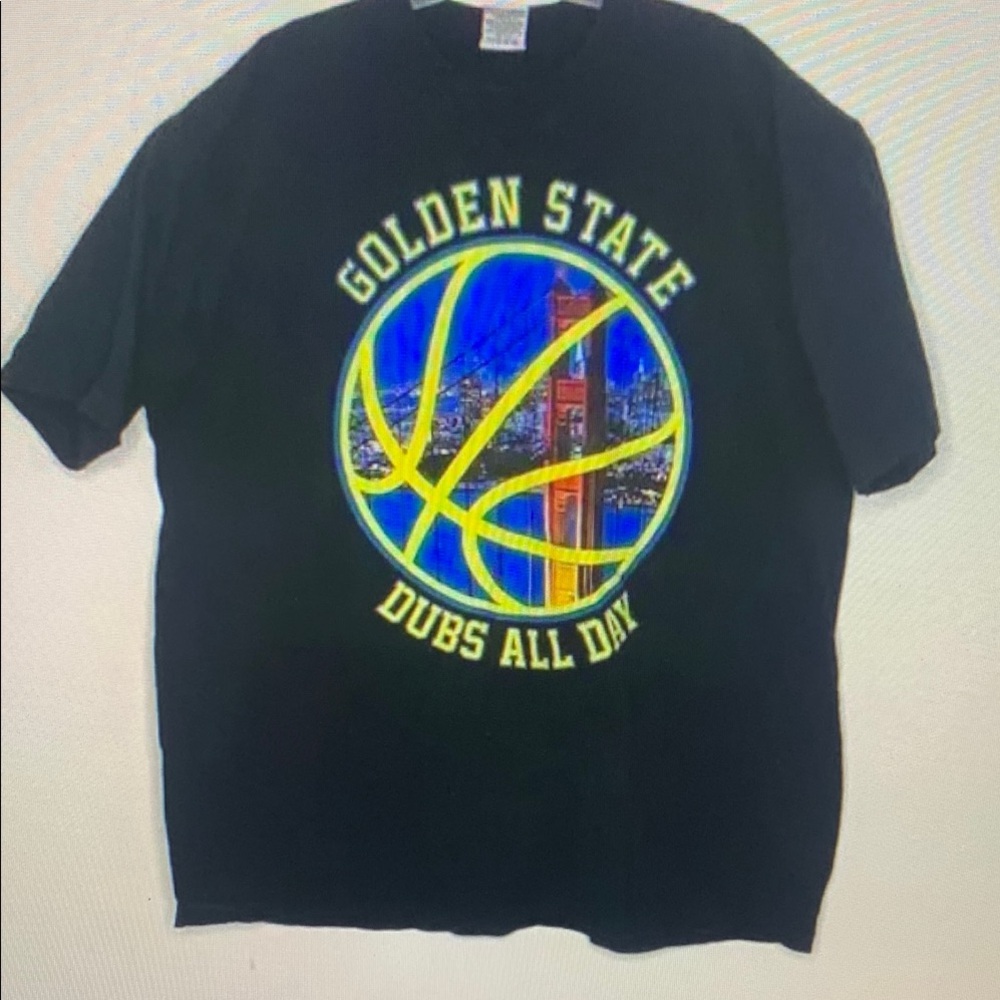 Golden State Black Short Sleeve Tee